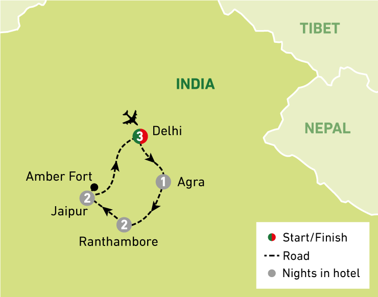 Invitation to India Map